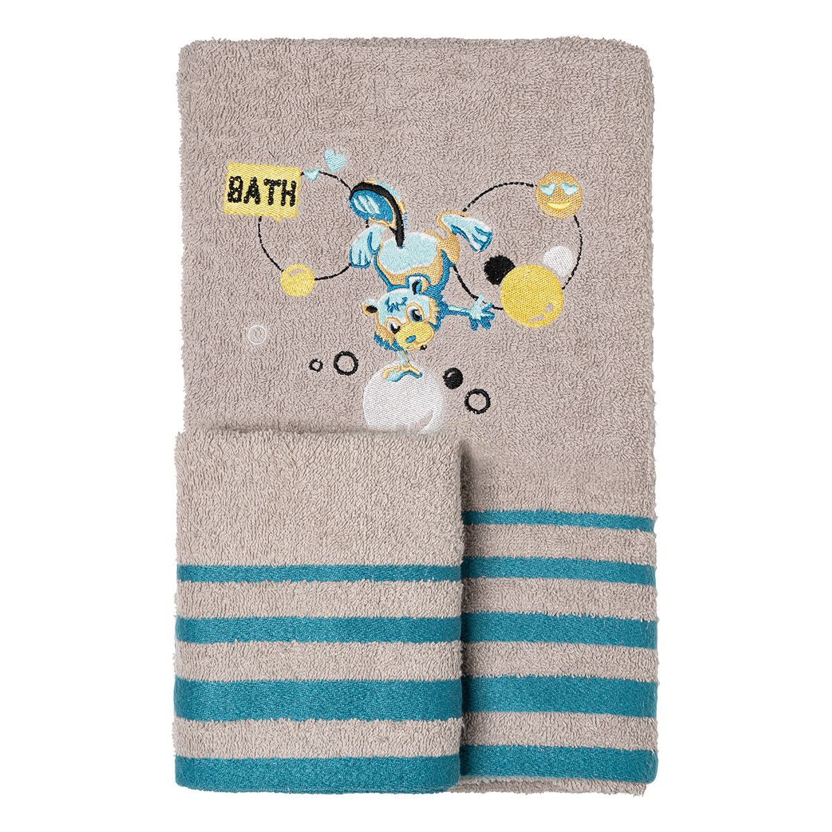 5423_Towels ΣΕΤ ΠΕΤΣΕΤΕΣ BEBE 5423 - 2τμχ (70x120 + 40x70) - Image 1