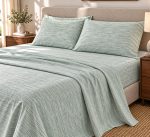 Σετ σεντόνια Microlinen Μέντα